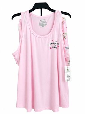 Joyspun Kids Pink 'Pawsitive Vibes' Pajama Set